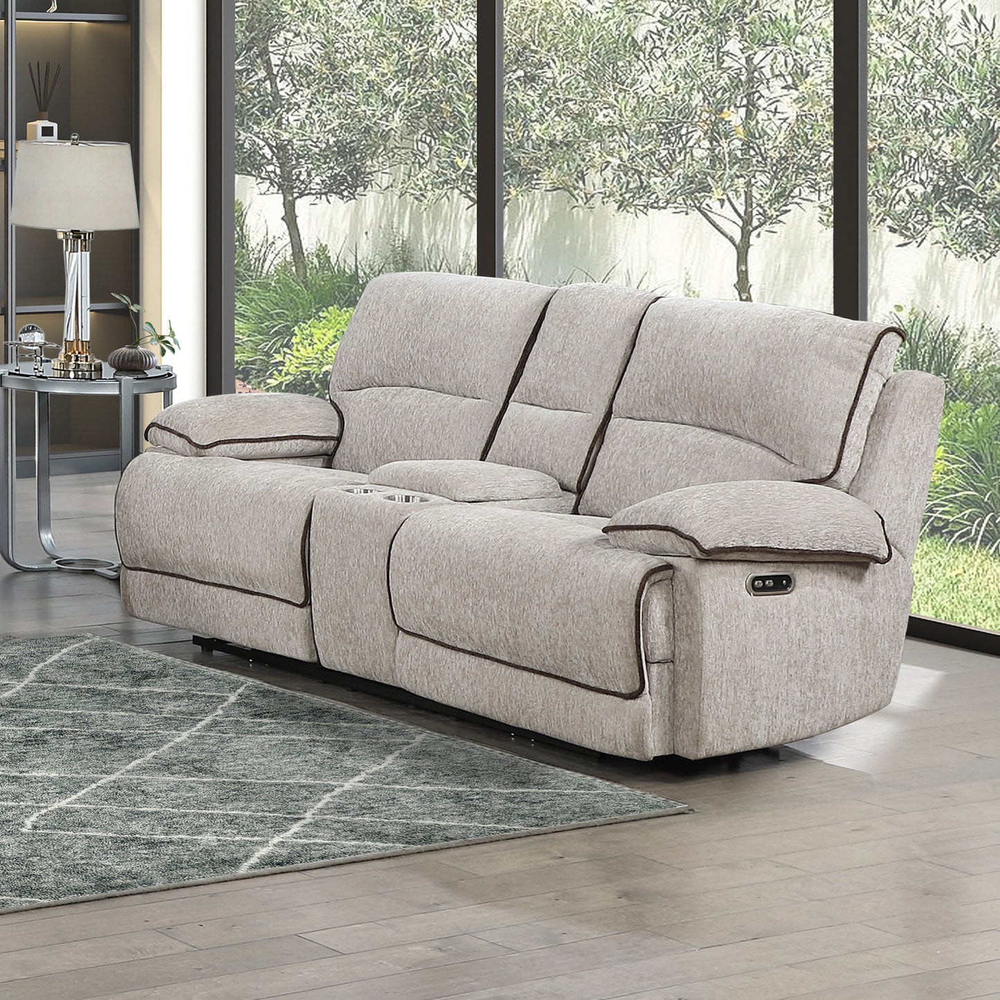 Camden - Dual Reclining Console Loveseat