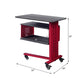 Cargo - Accent Table With Wall Shelf - Red