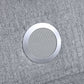 Fullar - Modular Console With Speaker & Cup Holder - Light Gary Chenille