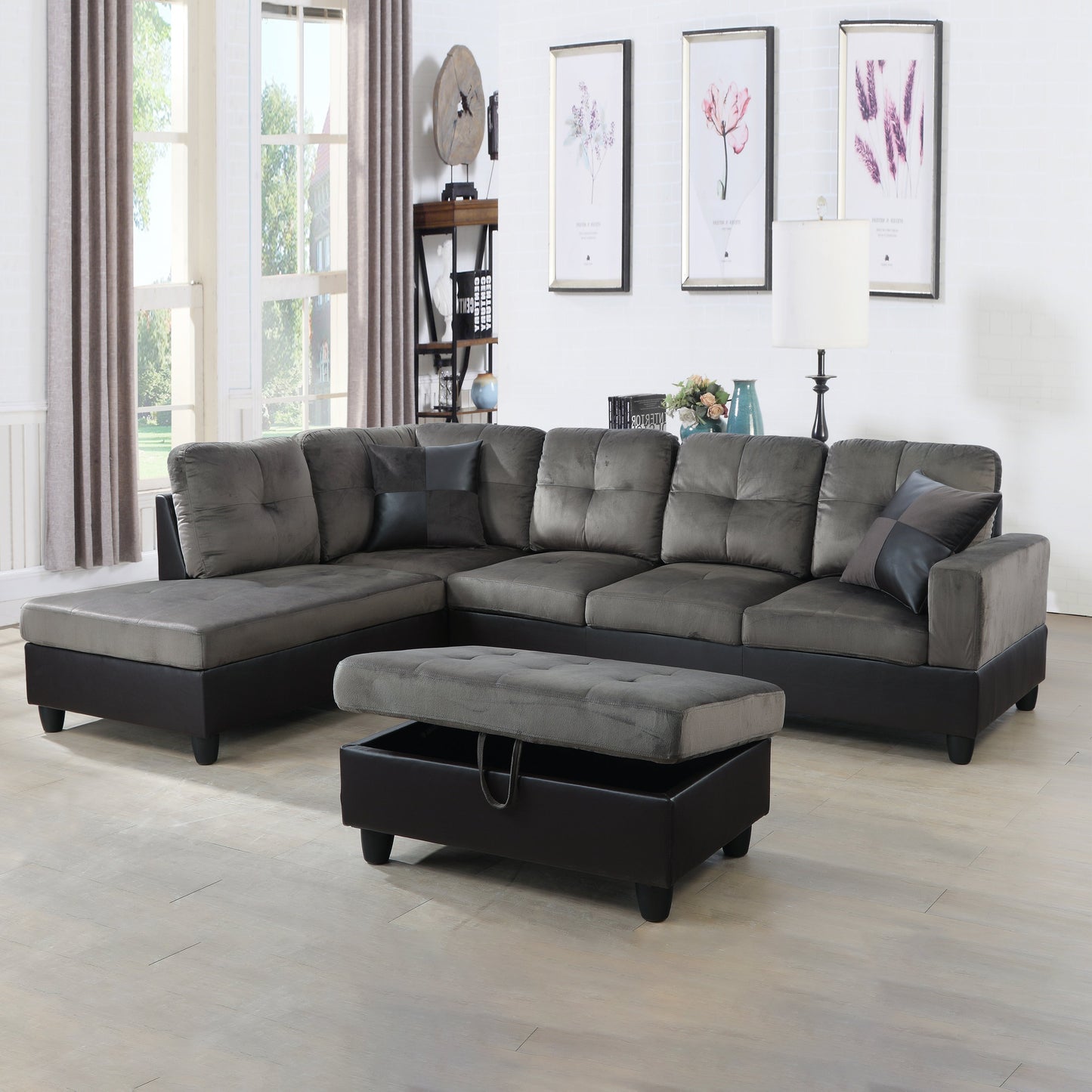 Taupe sectional