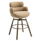 Jena - Fabric Counter Height Chair With Swivel
