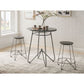 Nimai - 3 Piece Counter Height Table Set - Gray Oak & Sandy Gray
