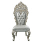 Sandoval - Side Chair (Set of 2) - Beige Synthetic Leather & Champagne