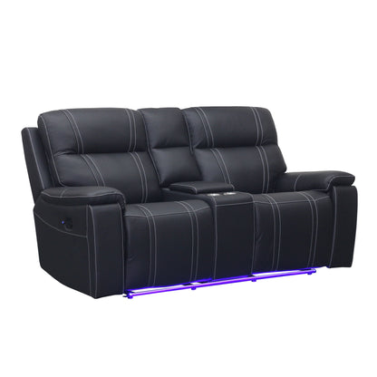 Hartley - Reclining Console Loveseat