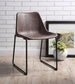 Valgus - Side Chair (Set of 2) - Vintage Mocha & Black