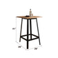 Jacotte - Bar Table - Natural & Black