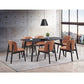 Eliora - Side Chair (Set of 2) - Camel Polish Microfiber & Black