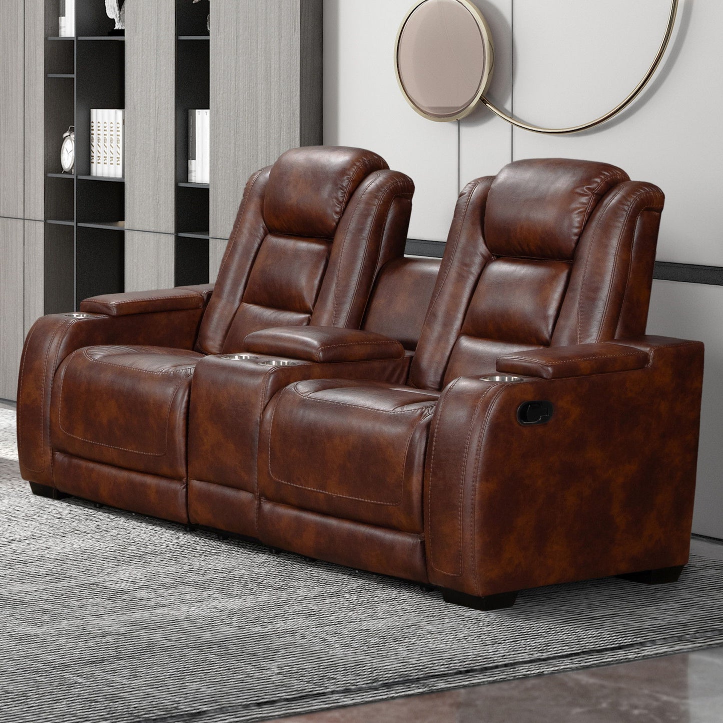 Chester - Reclining Console Loveseat
