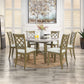 Karsen - Side Chair (Set of 2) - Beige Linen & Rustic Oak