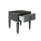 House Beatrice - End Table - Charcoal & Light Gray