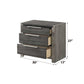 Jehoram - 3 Drawer Nightstand For Bedroom
