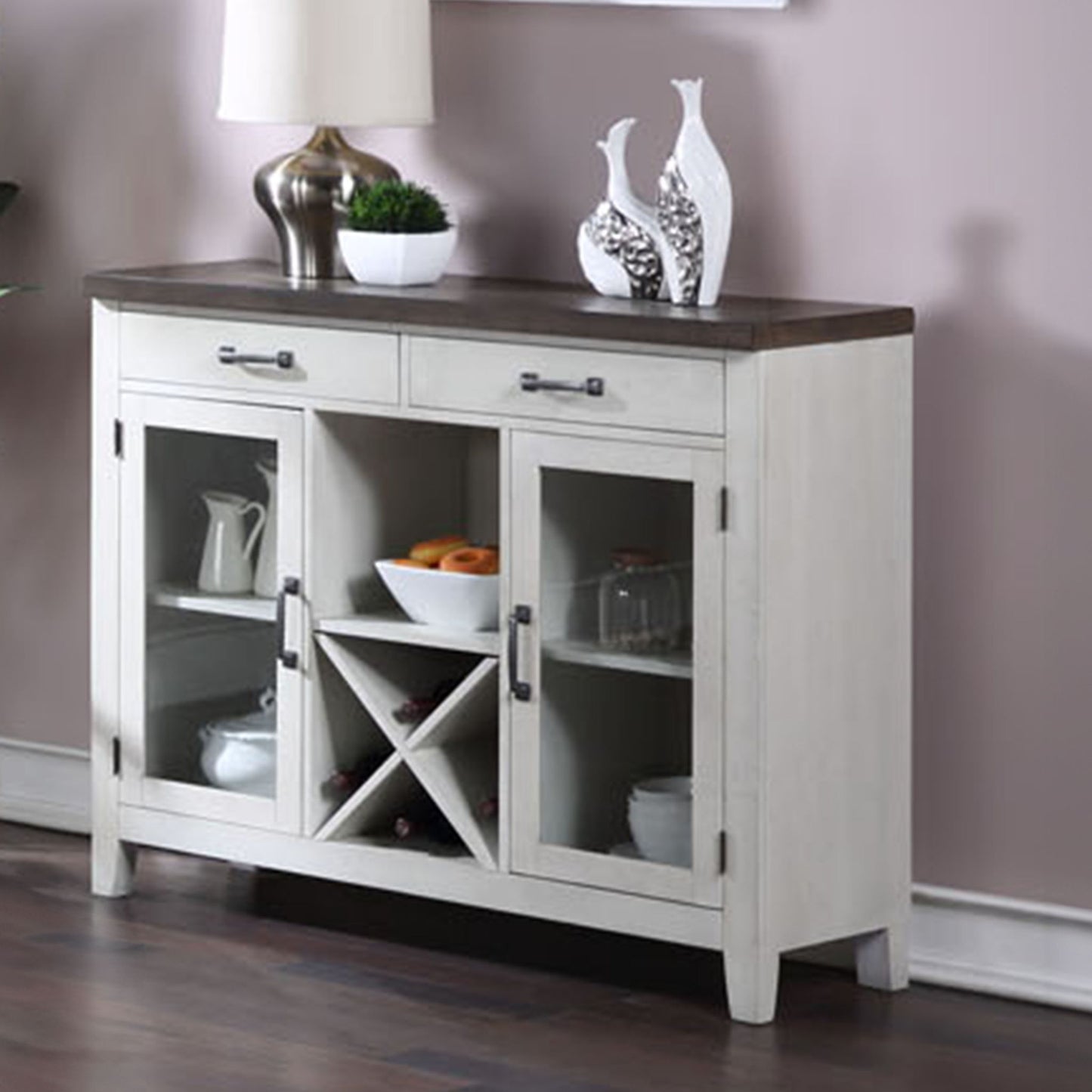 Richland - Counter Table Top & Base - Dark Gray