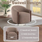 Ballona - Accent Chair With Swivel - Brown Chenille