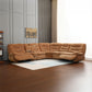 Emmy - Power Motion Sectional Sofa - Orange Chenille