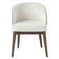 Rufina - Arm Chair (Set of 2) - Beige Linen & Walnut