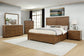 Devonshire - Nightstand With Marble Top And USB Port - Cognac