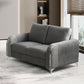 Wenona - Loveseat - Gray Velvet