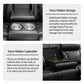 Ainehome Black Leather 5-Seater Power Reclining Sofa Set with Reading Lights & Hidden Storage