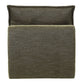 Leighton - Modular Armless Chair With 1 Pillow - Green Chenille
