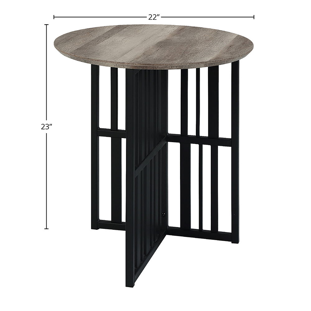 Zudora - Coffee Table - Antique Oak & Black