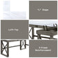 Talmar - Writing Desk With Lift Top - Marble Top & Weathered Gray
