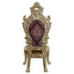 Bernadette - Side Chair (Set of 2) - Pattern Fabric & Gold