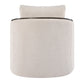 Lenora - Accent Chair With Swivel - Beige Chenille