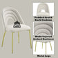 Fadri - Side Chair (Set of 2) - Teddy Sherpa & Mirrored Gold