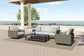 Bungalow - Patio Swivel Club Chair With Accent Pillow (Set of 2) - Gray