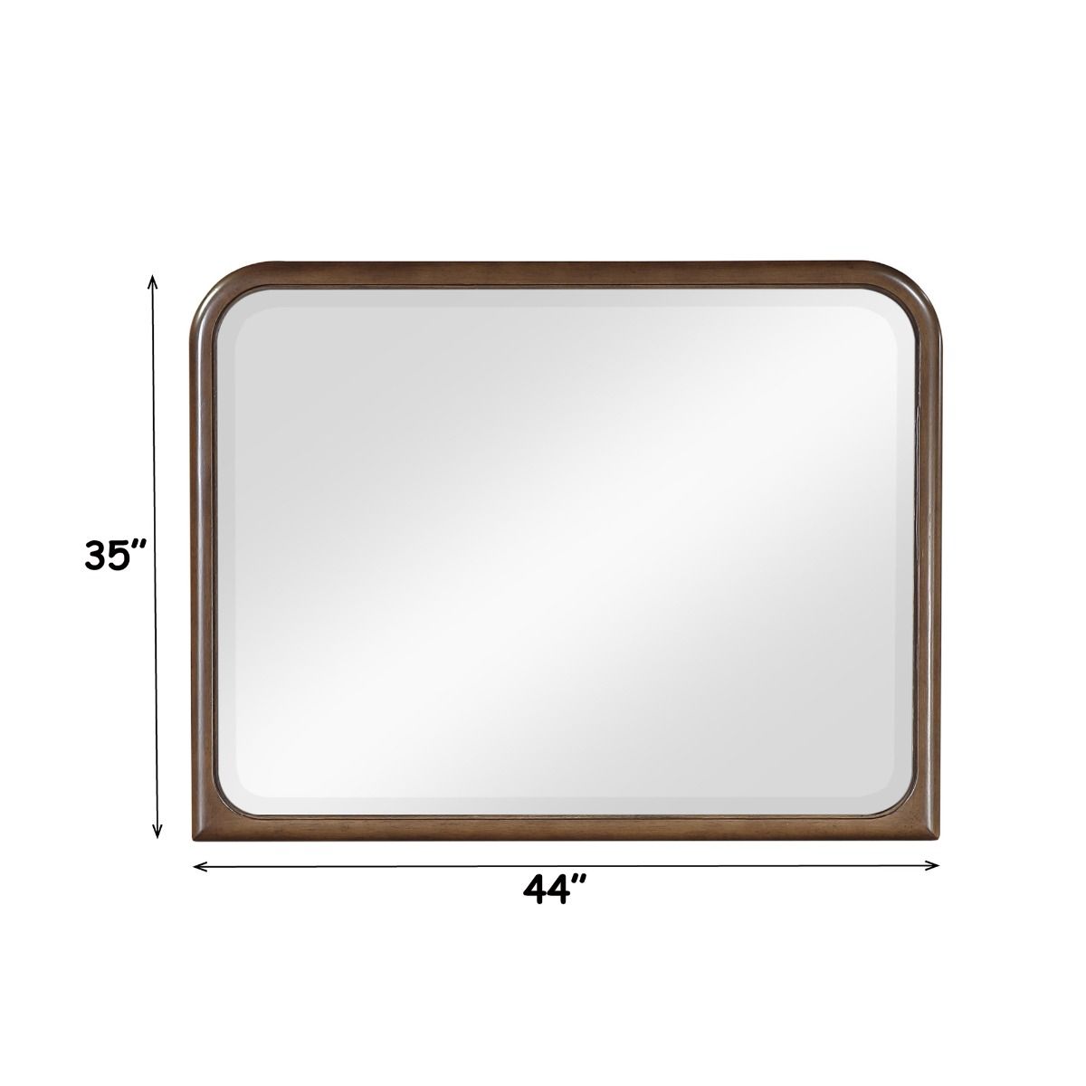Leanna - Mirror - Brown Oak
