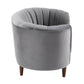 Millephri - Loveseat - Gray Velvet