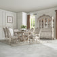 Gorsedd - Arm Chair (Set of 2) - Cream Fabric & Golden Ivory