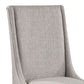 Hollyn - Side Chair (Set of 2) - Gray Linen & White