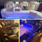 Ainehome Off-White 3-Piece Intelligent Power Reclining Leather Sectional Sofa Set with Smart Features
