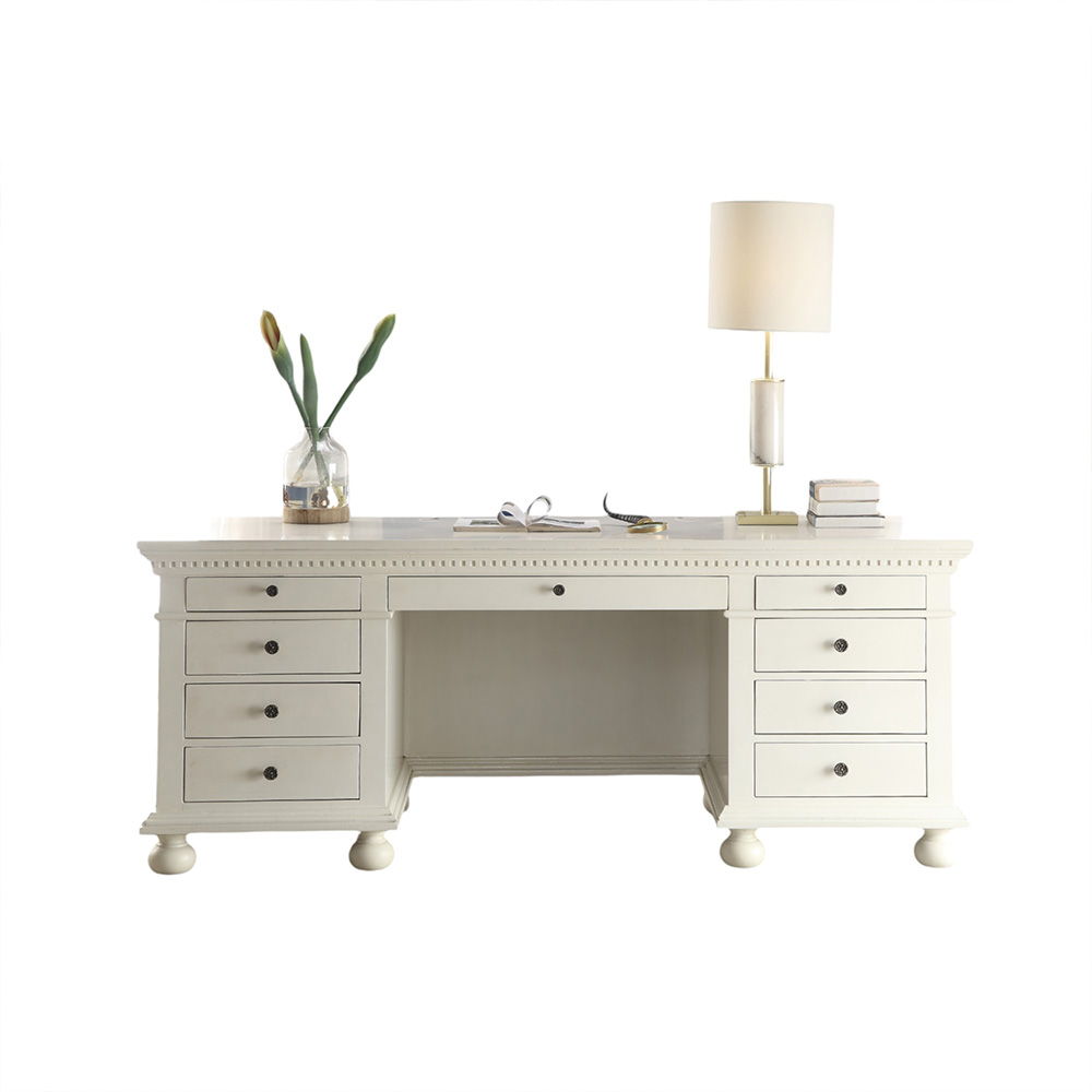 Gustave - Executive Writing Desk - Cream