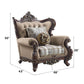 Ragnar - Chair With 2 Pillows - Light Brown Linen & Cherry