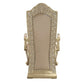 Vatican - Arm Chair (Set of 2) - Synthetic Leather & Champagne Silver
