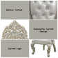 Sandoval - Arm Chair (Set of 2) - Beige Synthetic Leather & Champagne