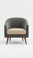 Arched Velvet Accent Chair