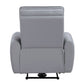 Jeromie - Power Motion Recliner With USB Port - Gray Synthetic Leather