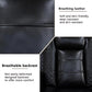Ainehome Black Leather Power Reclining Sectional Sofa with Storage & Wireless Charging