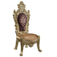 Bernadette - Side Chair (Set of 2) - Pattern Fabric & Gold