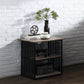 Zudora - Nightstand - Antique Oak & Black