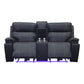 Hartley - Reclining Console Loveseat