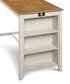 Amy - 60" Counter Table & Chairs With Storage