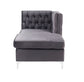 Jaszira - Modular Chaise - Gray Velvet