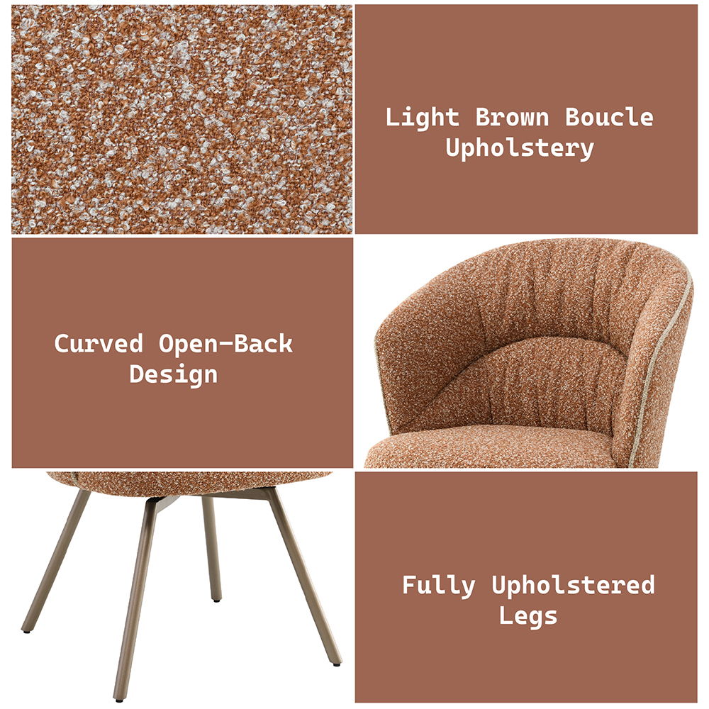 Lidi - Side Chair (Set of 2) - Rust Orange