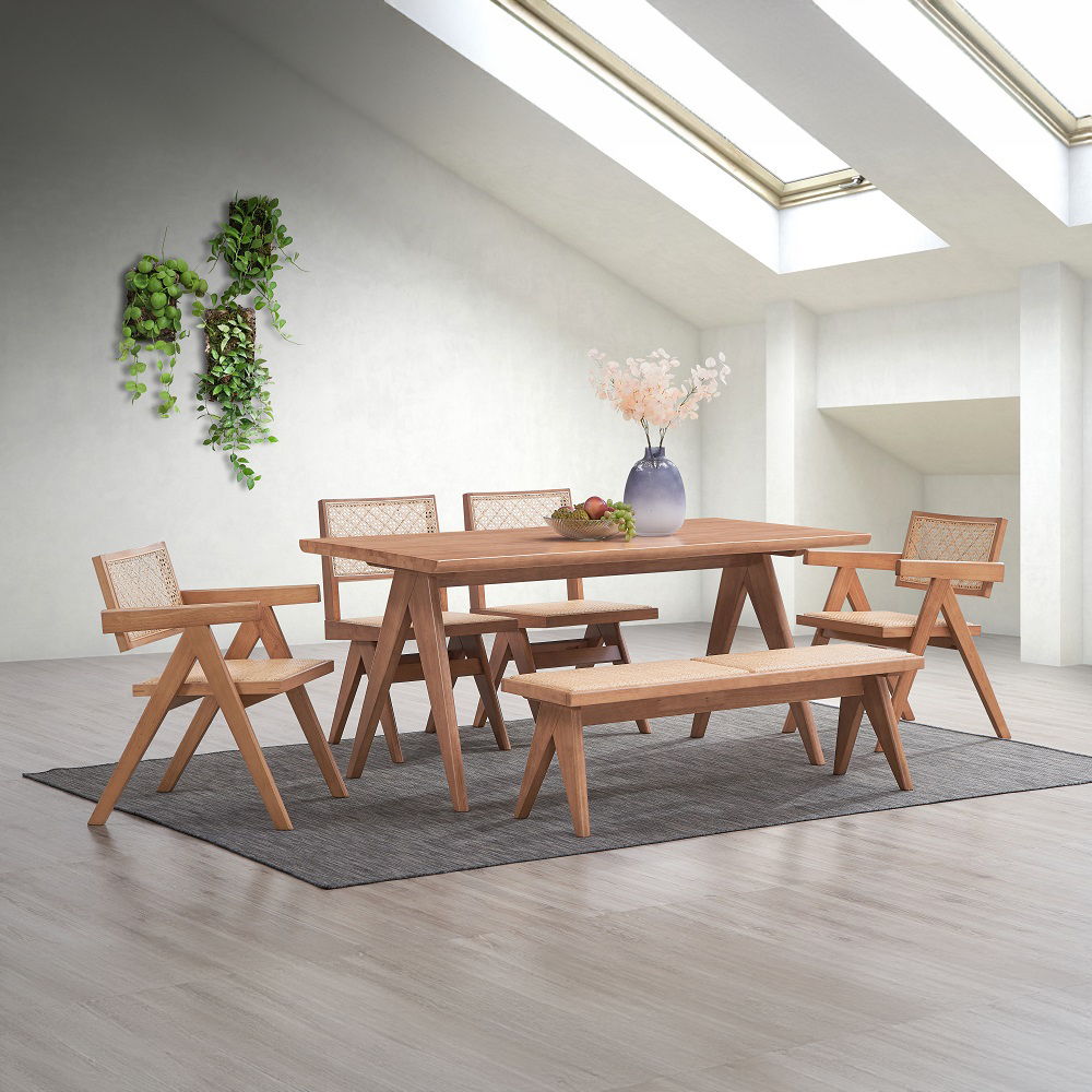 Velentina - Side Chair (Set of 2) - Rattan & Natural