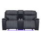 Hartley - Reclining Console Loveseat