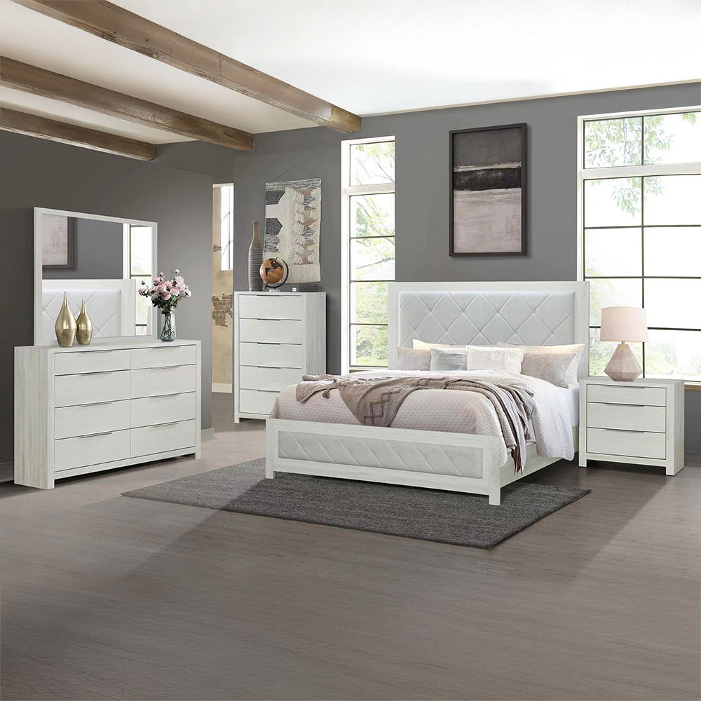 Jehoram - 3 Drawer Nightstand For Bedroom